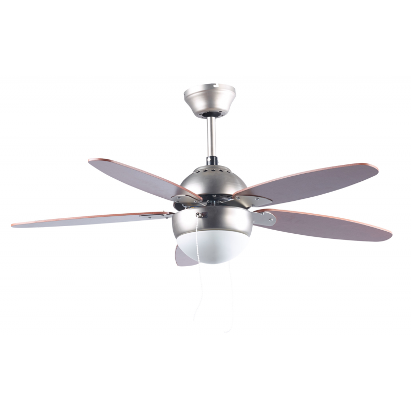  Ventilateur  de plafond r tro en bois et m tal plafonnier 