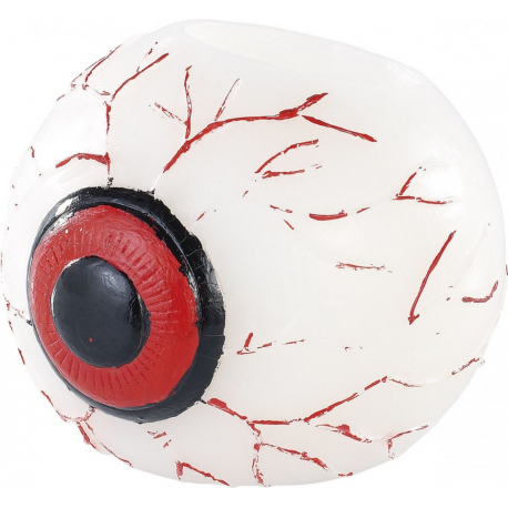 Bougies led en cire, forme oeil sanglant : déco halloween