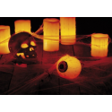 Bougies led en cire, forme oeil sanglant : déco halloween