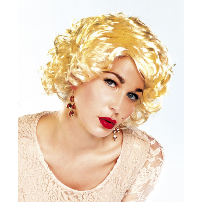 Perruque style marylin : perruque pin-up blonde années 70