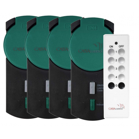 Adaptateurs secteurs télécommandables pour intérieur ou extérieur