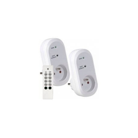 Adaptateurs secteurs télécommandables pour intérieur ou extérieur