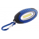 Mini lampe led cob mousqueton porte-clé et aimant