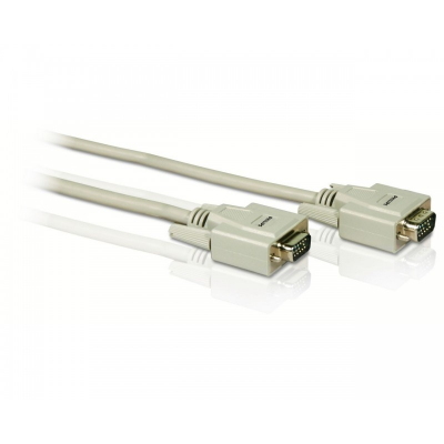 Câble vga 15 broches (pins), longueur 5 m : philips swv2714w