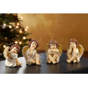 4 anges de noël décoratifs - 20 cm