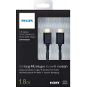 Câble hdmi 4k et ethernet jusqu'à 1,8 gbps philips swv9732w