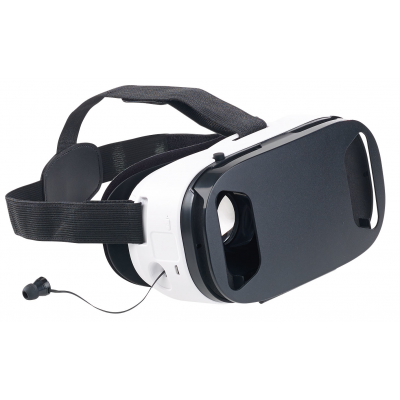 Casque vr pour smartphone jusqu'à 6" casque et micro intégrés