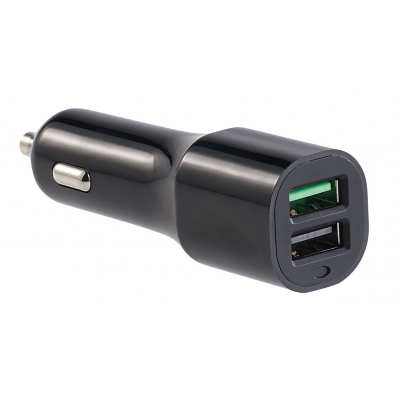 Chargeur usb sur allume-cigare 12/24v quick charge 3a
