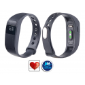 Bracelet tracker fitness capteur rythme cardiaque et notifications