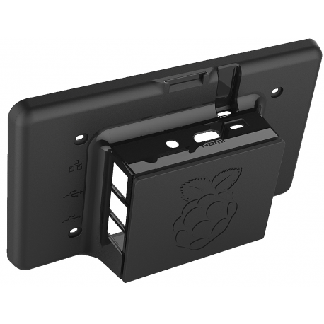 Boîtier noir pour raspberry pi et écran tactile 7"