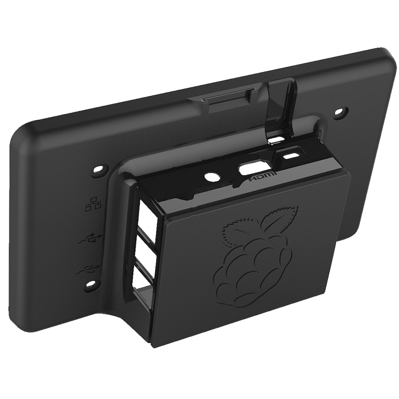 Boîtier noir pour raspberry pi et écran tactile 7