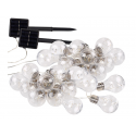 Guirlande lumineuse solaire à led design ampoule classique 850cm