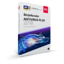 Antivirus bitdefender 2018 plus, licence 1 pc windows / 1 an