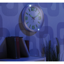 Horloge murale phosphorescente réglage automatique