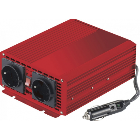 Convertisseur 12 v vers secteur 700 ou 1000w, 2 prises 230v