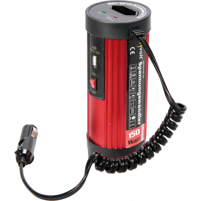 Convertisseur de tension 150 w / 230 v ac / 5 v usb pour voiture