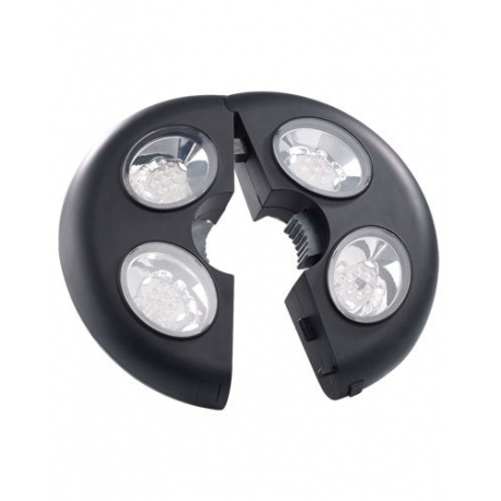 Lampe led pour parasol (ø 32 à 52 mm) télécommande