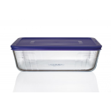 Boîte de conservation alimentaire pyrex compatible four et congélateur