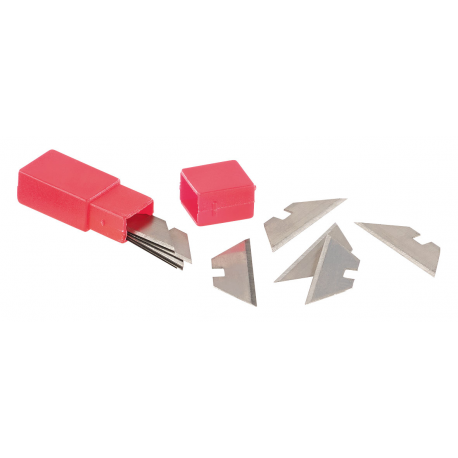 10 lames de rechange pour mini cutter porte-clés pliable NC5117, Mesure /  Découpe