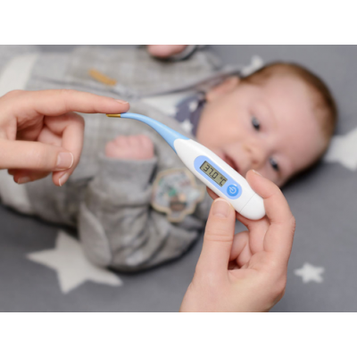 Thermomètre digital corporel ultra-précis et souple pour bébé