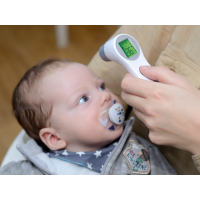 Thermomètre infrarouge sans contact idéal bébé, mémoire