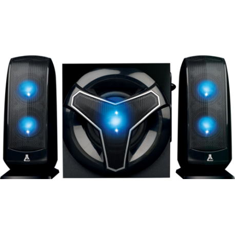 Système audio 2.1 pc gamer 40w g-lab klub200 led bleu