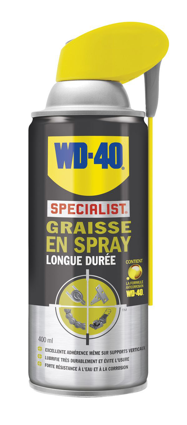 Graisse longue durée anti-corrosion wd-40 bombe spray 250ml