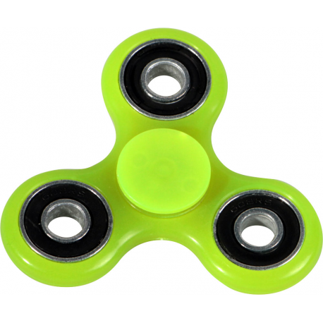 Hand spinner lumineux phosphorescent, couleur aléatoire