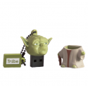 Clé usb star wars 16 go en gomme, modèle yoda