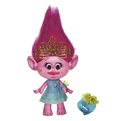 Poupée film enfant les trolls : poppy chantante bracelet