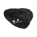 Bonnet noir unisexe bande led intégrée : sécurité running