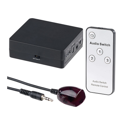 Répartiteur audio pour câble optiquetoslink 3 entrées / 1 sortie