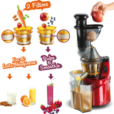 Extracteur de jus, laits végétaux et smoothies dop138 domoclip