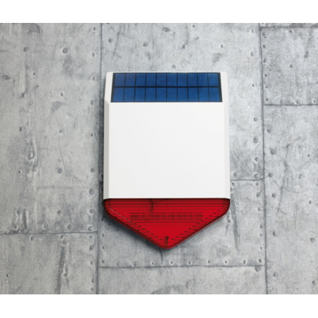 Alarme extérieure sans fil solaire led rouge pour xmd-5400