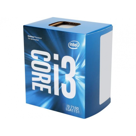 Processeur intel core i3 7100, fréquence 3,9 ghz et cache 3 mo