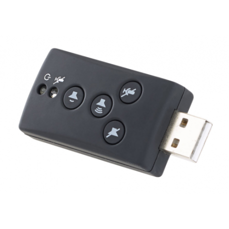 Carte son 7.1 externe usb sorties micro et casque xystec