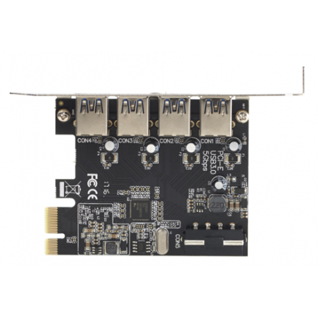 Carte contrôleur pci express xystec 4 ports usb 3.0