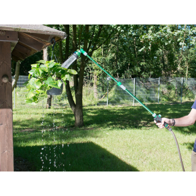 Perche d'arrosage télescopique 75 à 110 cm pistolet 9 jets