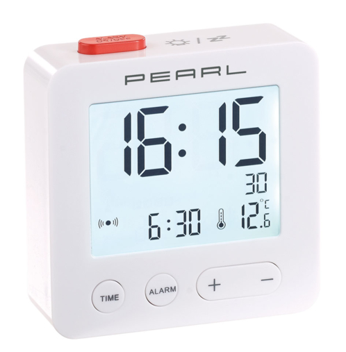 Mini Réveil digital de Voyage, rétroéclairé et avec Thermomètre, Réveils