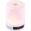 Réveil lampe led multicolore lunartec et enceinte bluetooth