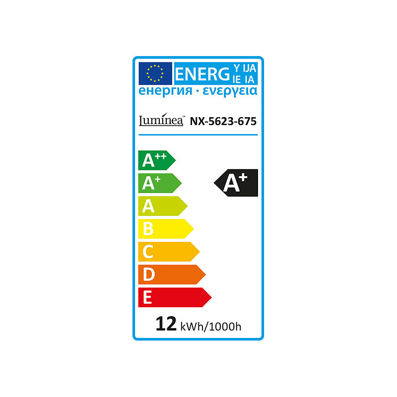 Ampoule LED supra-puissante 12 W, culot E27, blanc chaud