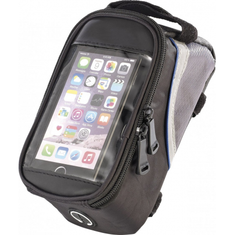 Sacoche de rangement vélo poche et fenêtre smartphone