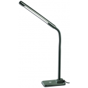 Lampe de bureau à tête orientable, 14 led, 7 w (gris / noir)