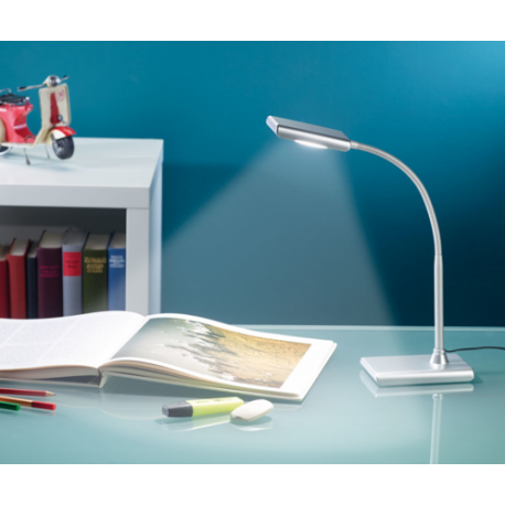 Lampe de bureau compacte col de cygne et 16 led (6 w)