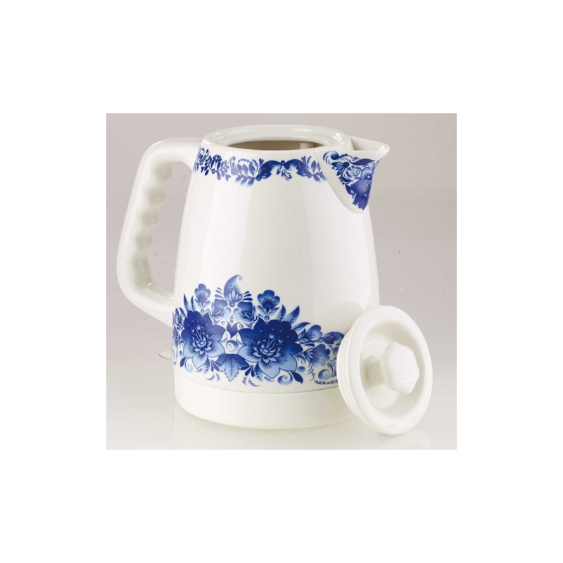 THEIERE,2L-A006--Théière en céramique de grande capacité, bouilloire froide  à poignée en porcelaine bleue et blanche, théière pour l - Cdiscount Maison