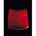 Bouilloire électrique en verre à led 5 couleurs, 2200 w et 1,7 l