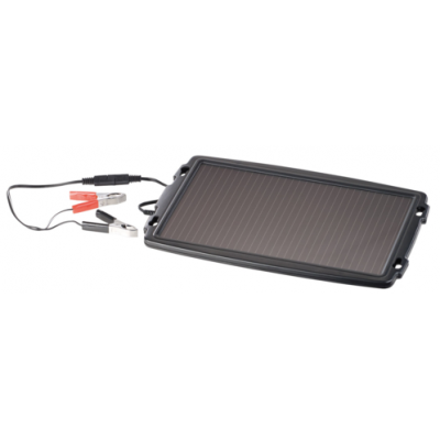 Chargeur solaire pour maintien tension batterie de voiture 12v