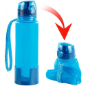 Gourde souple pliable sport et marche, en silicone, 650 ml