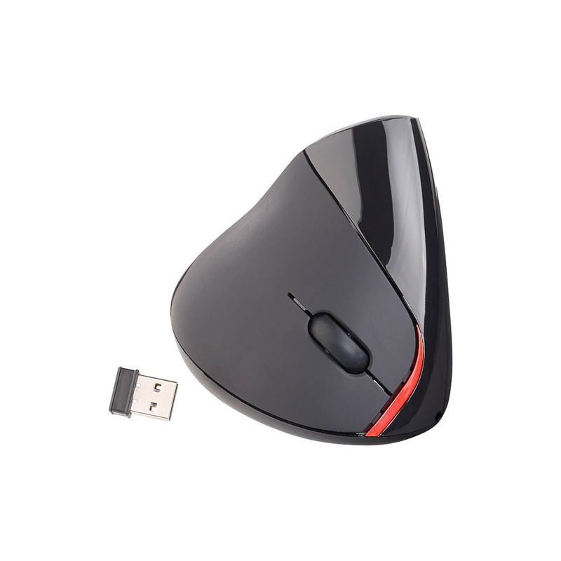 Souris usb filaire verticale 1600dpi pour douleurs du poignet