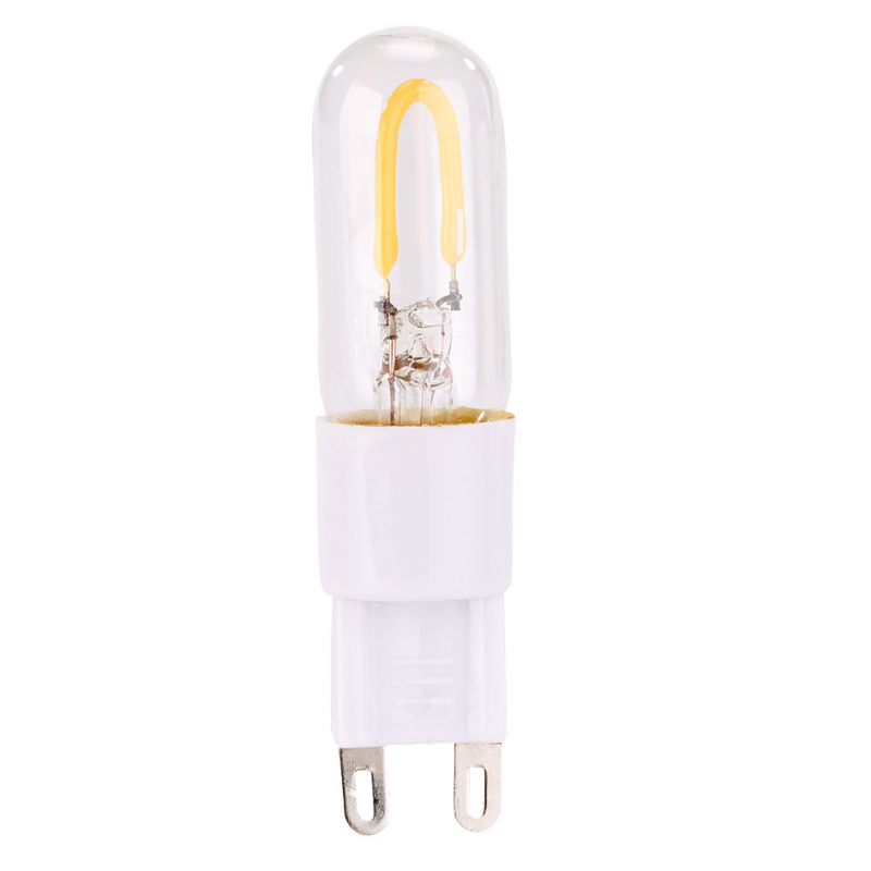 Ampoule g9 led à filament blanc chaud 1 w / 100 lm